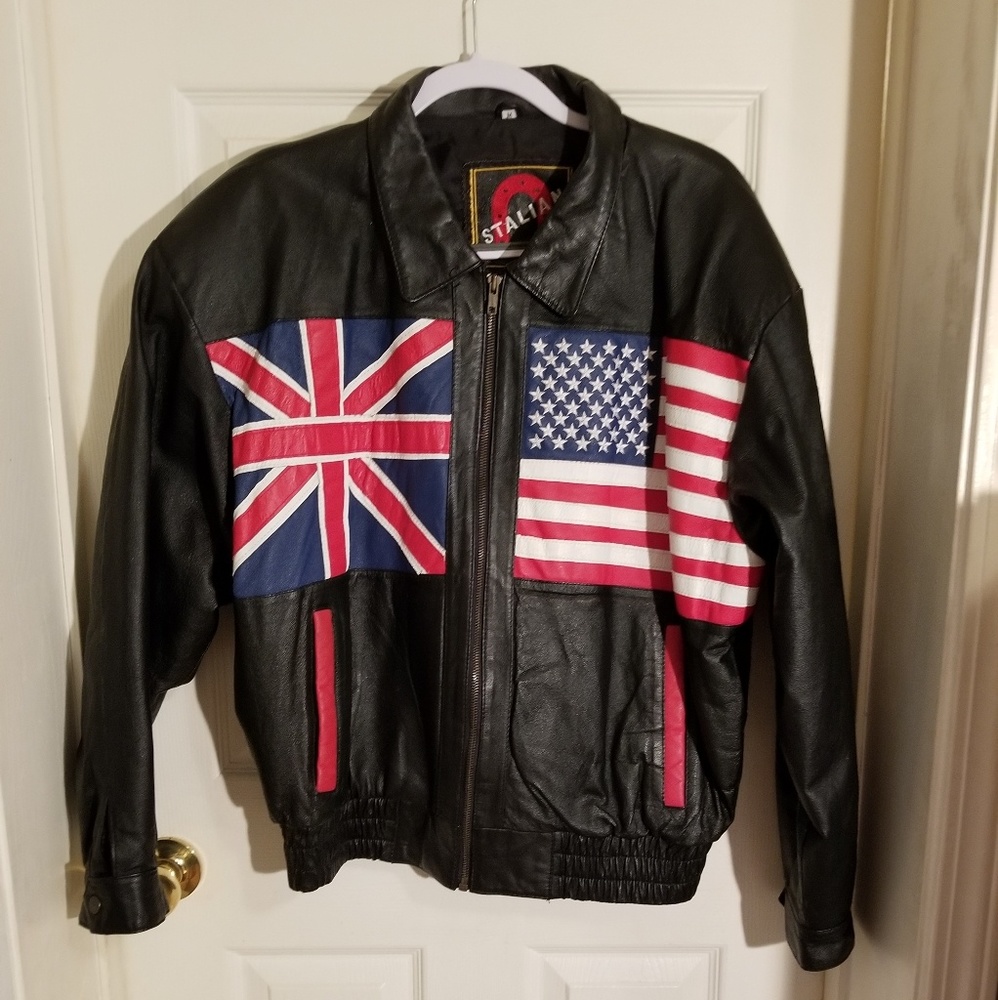 Leather jacket, Vintage leather jacket